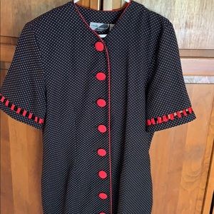Vintage midi straight dress